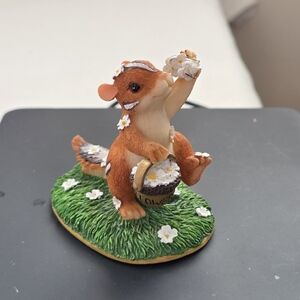 Fitz & Floyd Wedding Day Blossoms Chipmunk Figurine Artist Dean Griff